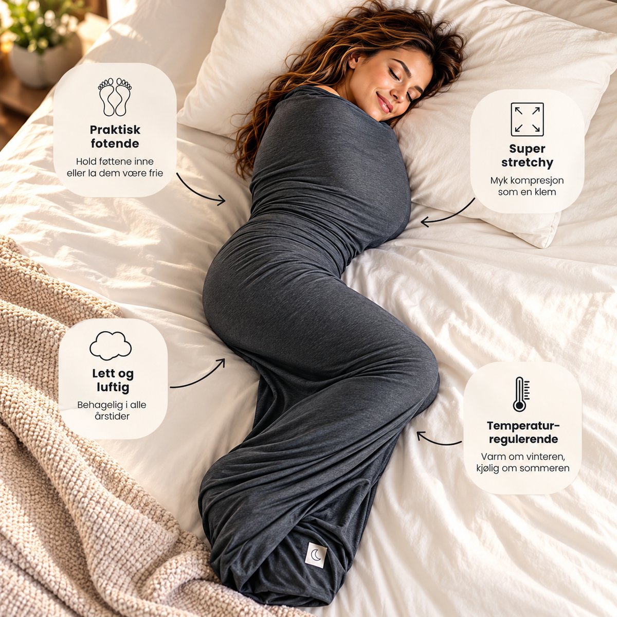 Snuggity™ Sleep Cocoon – Din egen lille oase av ro